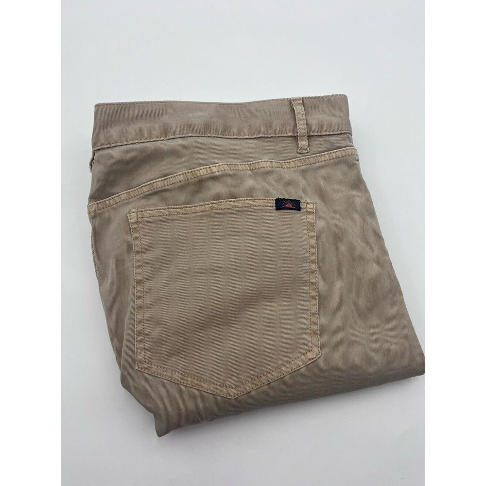 Faherty Men‎ Pants Size 40X32.5 Beige Cotton Outdoors Hiking Camping Casual